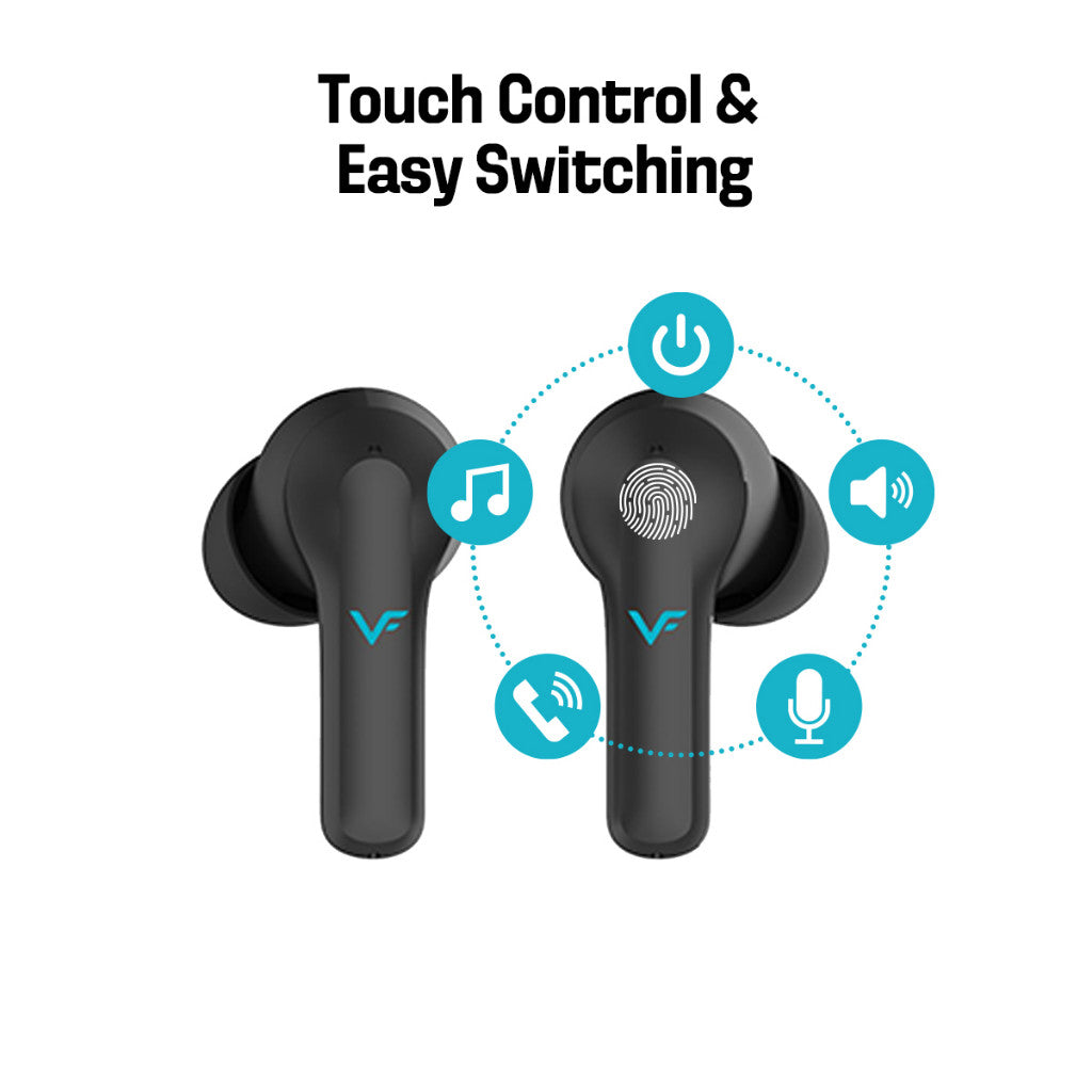 Vinnfier VF Momento 1 TWS Bass True Wireless earphone bluetooth earbud with Light Weight Design