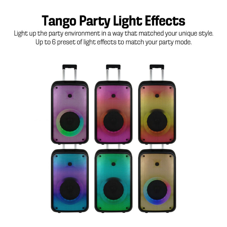 Vinnfier VF Tango XT2000 WMU 500W Bluetooth Speaker HI-FI Audio Karaoke PartyBox Speaker with 2 Wireless Mic  Audi