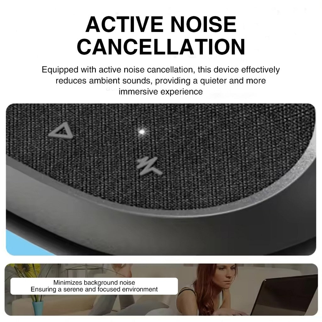 Vinnfier VF CS-11 Conference Speaker & Microphone Bluetooth Speakerphone with 360° Voice Pickup Advanced Noise Reduction