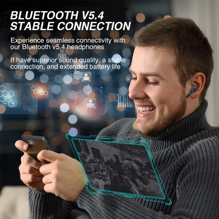 Vinnfier VF Momento Pro 6 Bluetooth ANC ENC TWS Wireless Bluetooth Earphones Stereo call power Touch Headset
