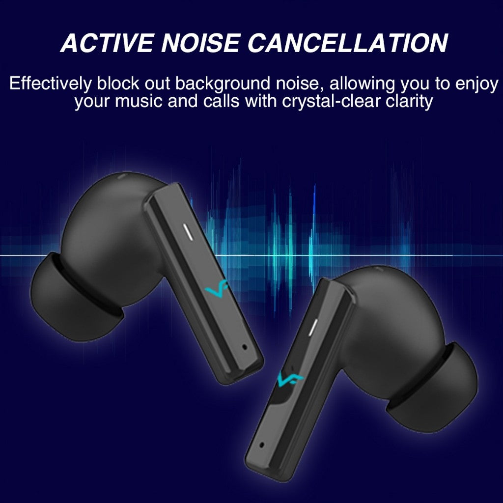 Vinnfier VF Momento Pro 6 Bluetooth ANC ENC TWS Wireless Bluetooth Earphones Stereo call power Touch Headset