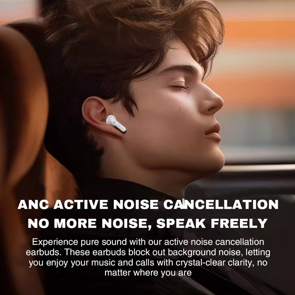 Vinnfier VF Xtreme Pro 8 Smart Screen earphone Bluetooth Wireless Earbud EQ adjustment Spatial Audio ANC Transparent
