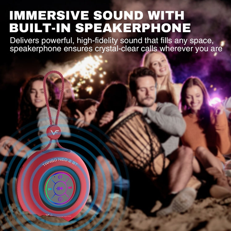 Vinnfier VF Tango Neo 2 BT Mini Portable Bluetooth Speaker 10W Output Built-in Microphone