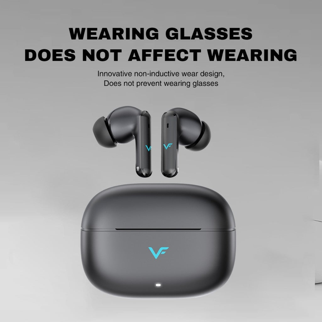 Vinnfier VF Momento Pro 8 Wireless Earbuds Bluetooth 5.4 ANC+ENC TWS Long Playtime HiFi Headphone Active Noise Canceling