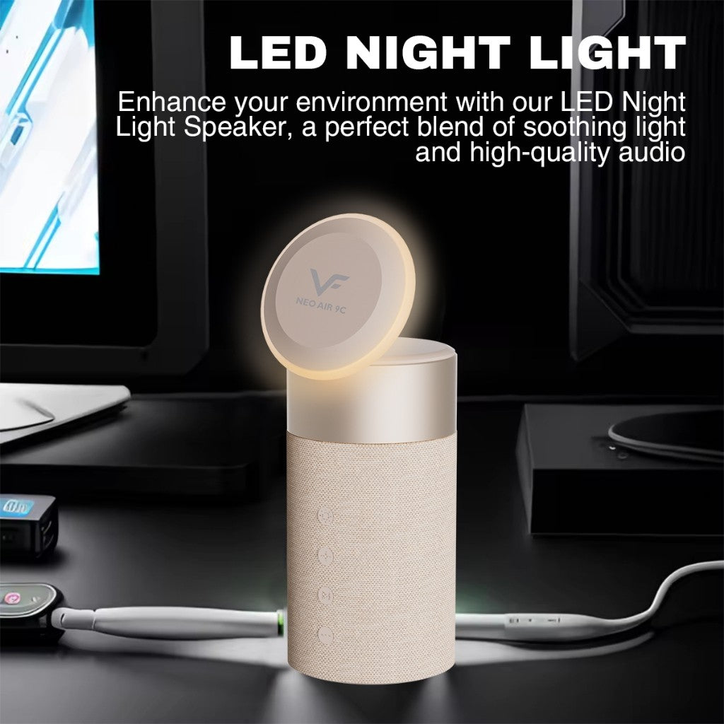 Vinnfier VF Neo Air 9C LED Bluetooth Speaker 15W Foldable Magnetic Fast Wireless Phone Charging Station