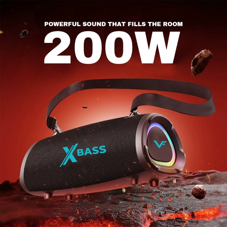 Vinnfier Tango XT310 200W Portable X-Bass Wireless Karaoke Speaker with 2 Microphone DSP Bluetooth Speaker