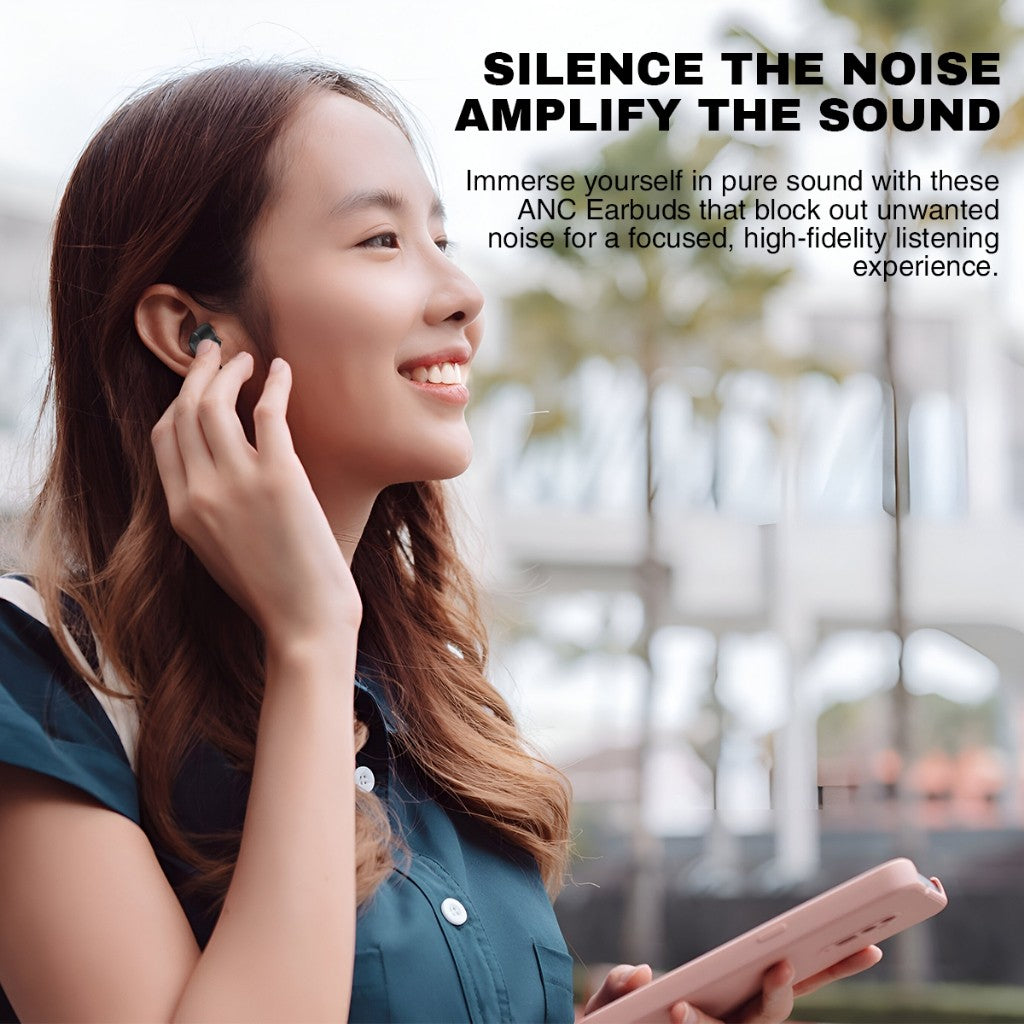 Vinnfier VF Momento Pro 9 ANC + ENC True Wireless Stereo Earbud 6 Built-in Microphones IPX5 Digital LED Display