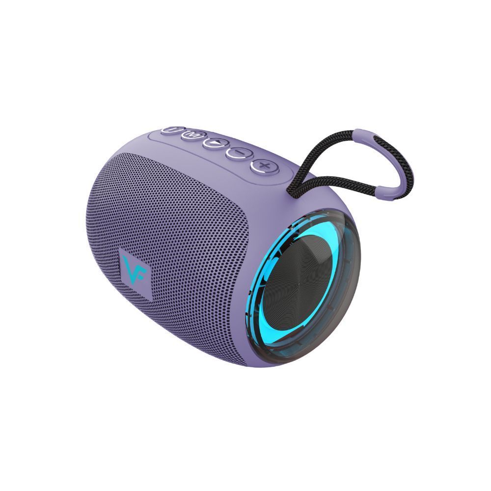 Vinnfier VF Tango Neo 6 LED Light Bluetooth Mini Speaker Extra Bass Built-in Mic USB and Micro-SD card slot  Audio