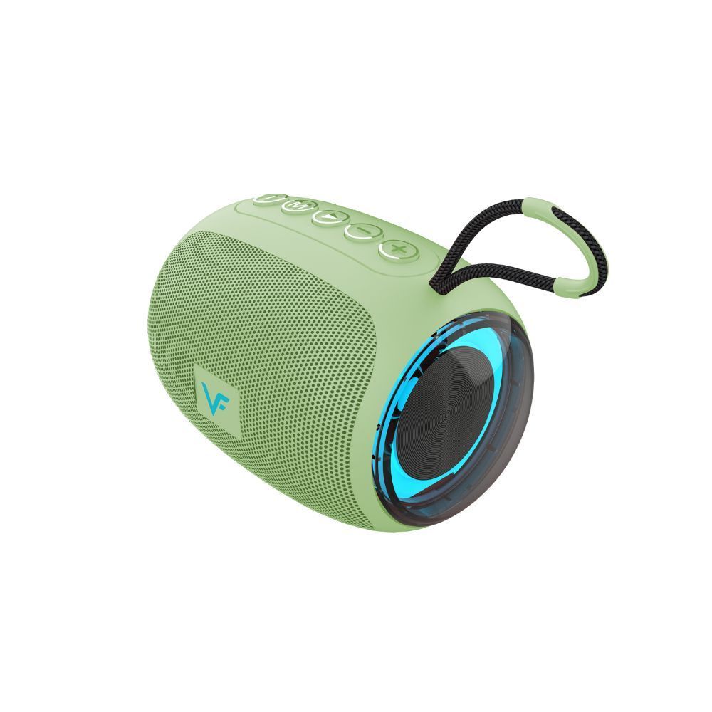Vinnfier VF Tango Neo 6 LED Light Bluetooth Mini Speaker Extra Bass Built-in Mic USB and Micro-SD card slot  Audio