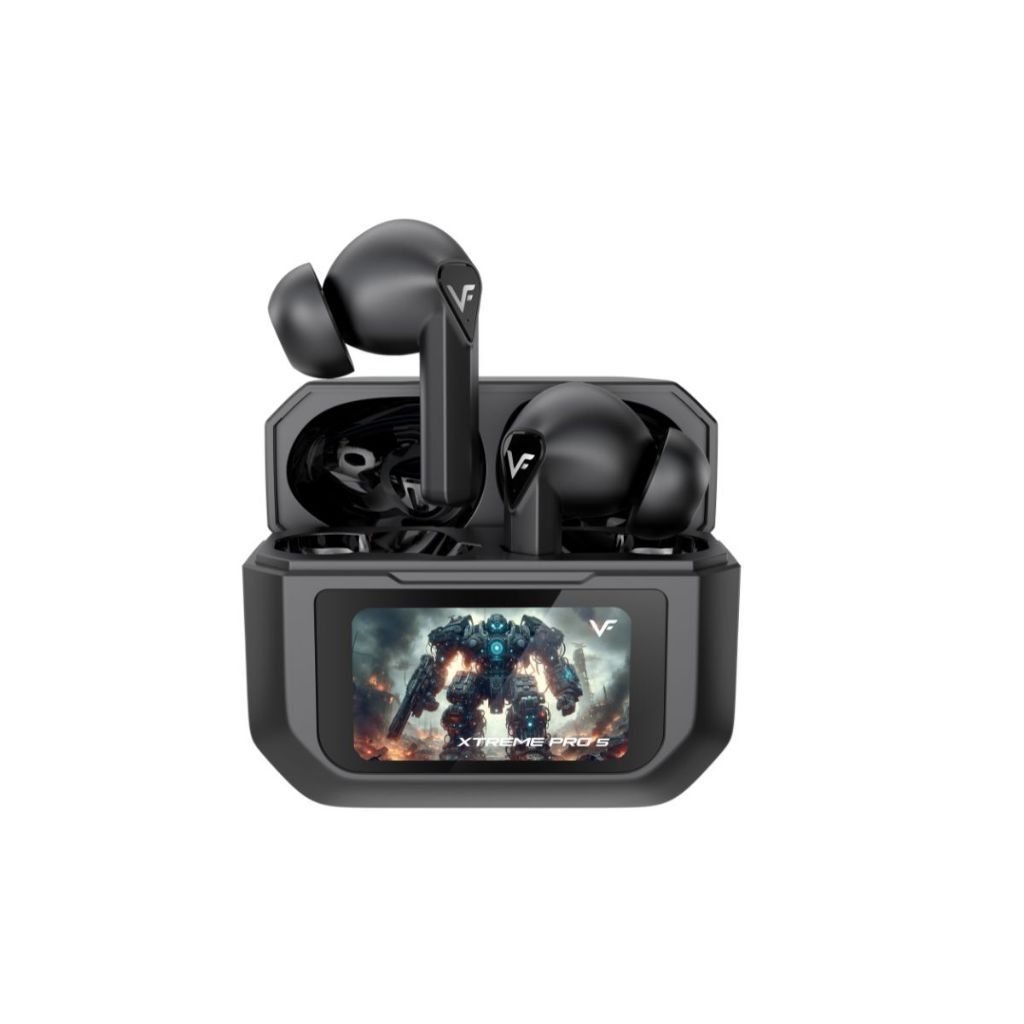 Vinnfier VF Xtreme Pro 8 Smart Screen earphone Bluetooth Wireless Earbud EQ adjustment Spatial Audio ANC Transparent