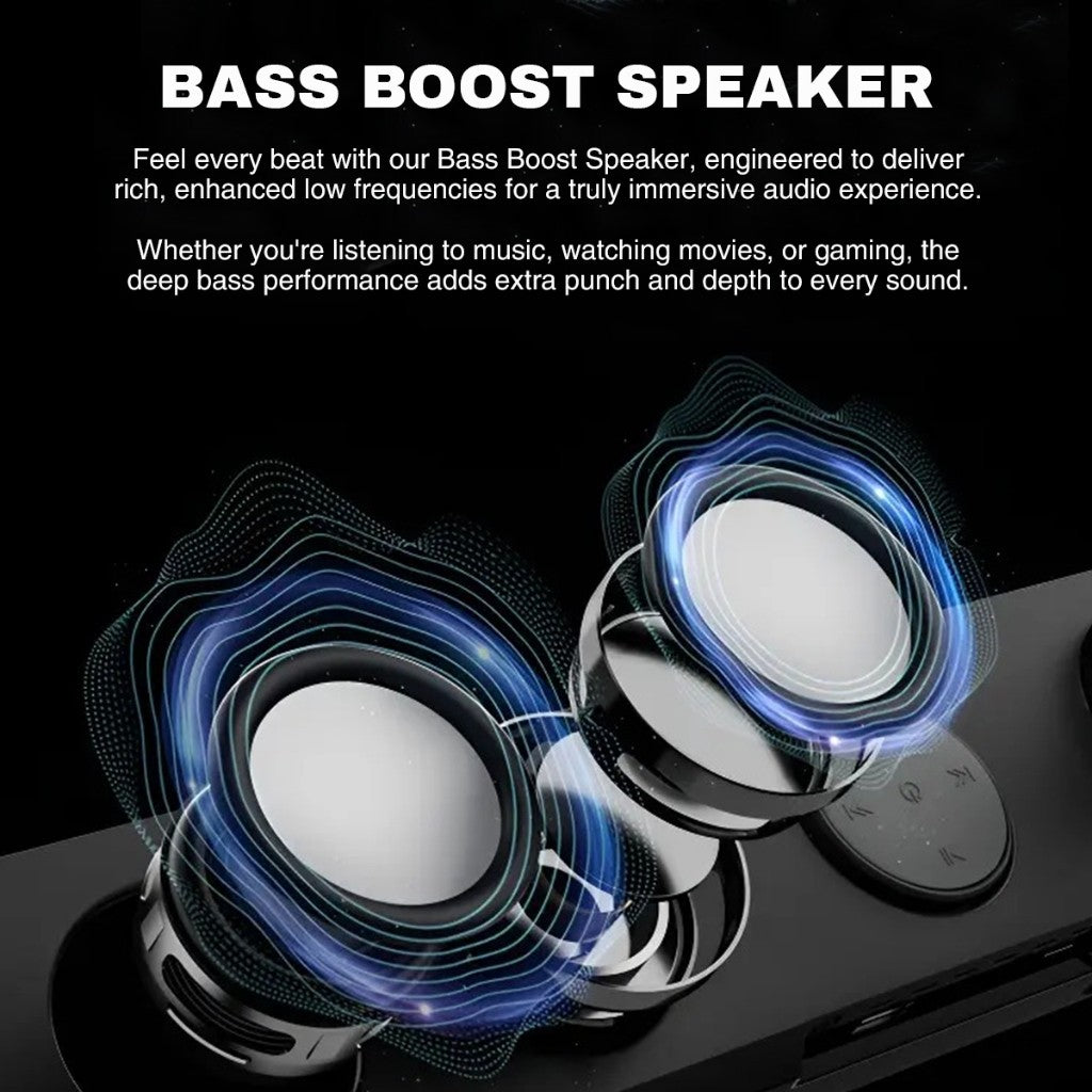 Vinnfier VF Hyperbar U90 Lite RGB Bluetooth Audio USB Powered Soundbar with Bass Boost for PC Laptop Smart TV