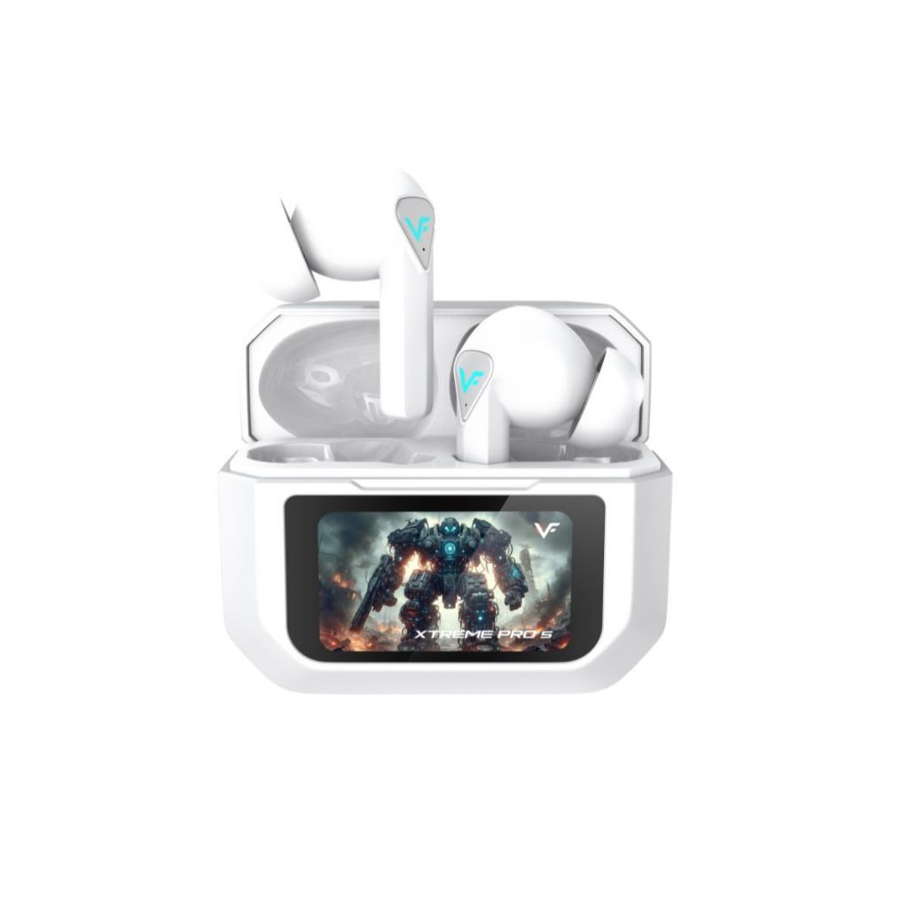 Vinnfier VF Xtreme Pro 8 Smart Screen earphone Bluetooth Wireless Earbud EQ adjustment Spatial Audio ANC Transparent