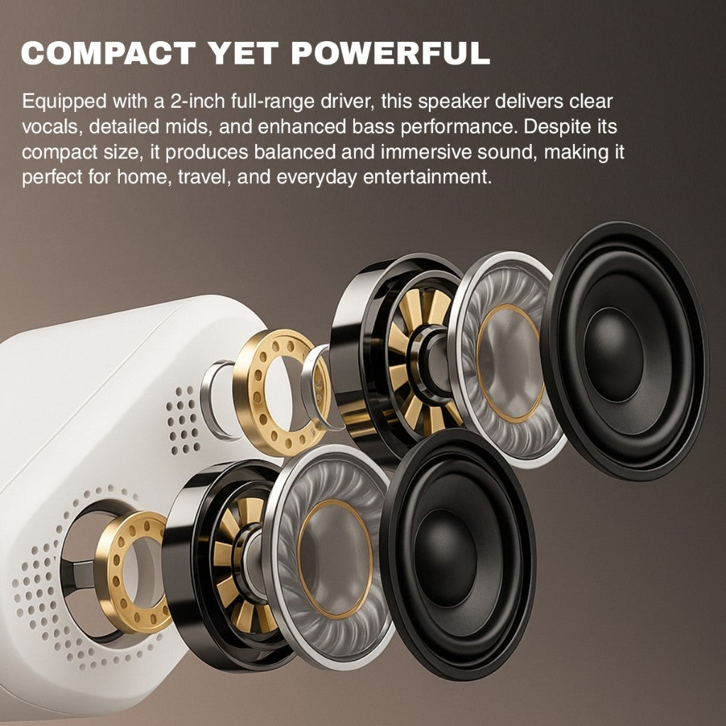 Vinnfier VF Tango Neo 16 Portable Bluetooth Speaker Deep Badd with RGB Light Show Rechargeable Battery