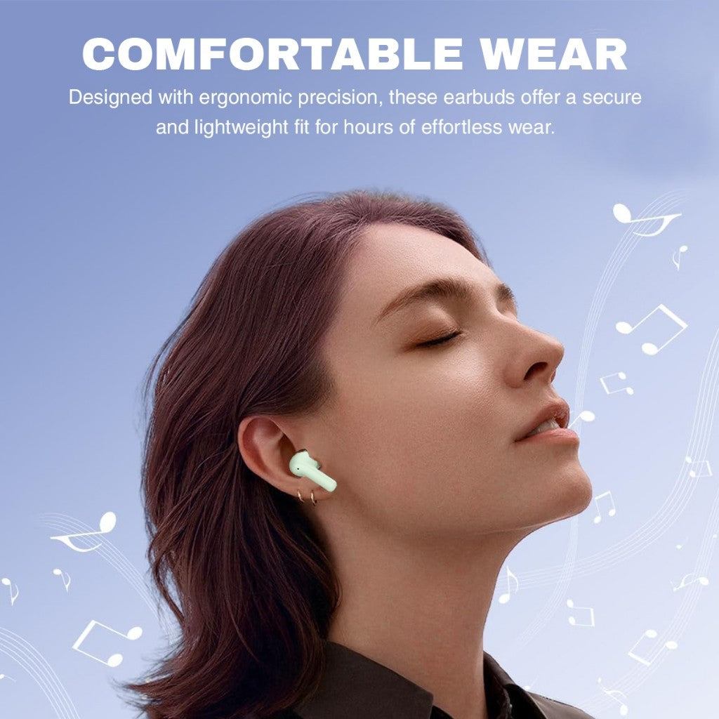 Vinnfier Momento Pro 7 BT True Wireless Earbuds | Quad-Mic ENC | ANC | 20 H Playtime | Bluetooth V6.0 | Deep Bass | IPX5