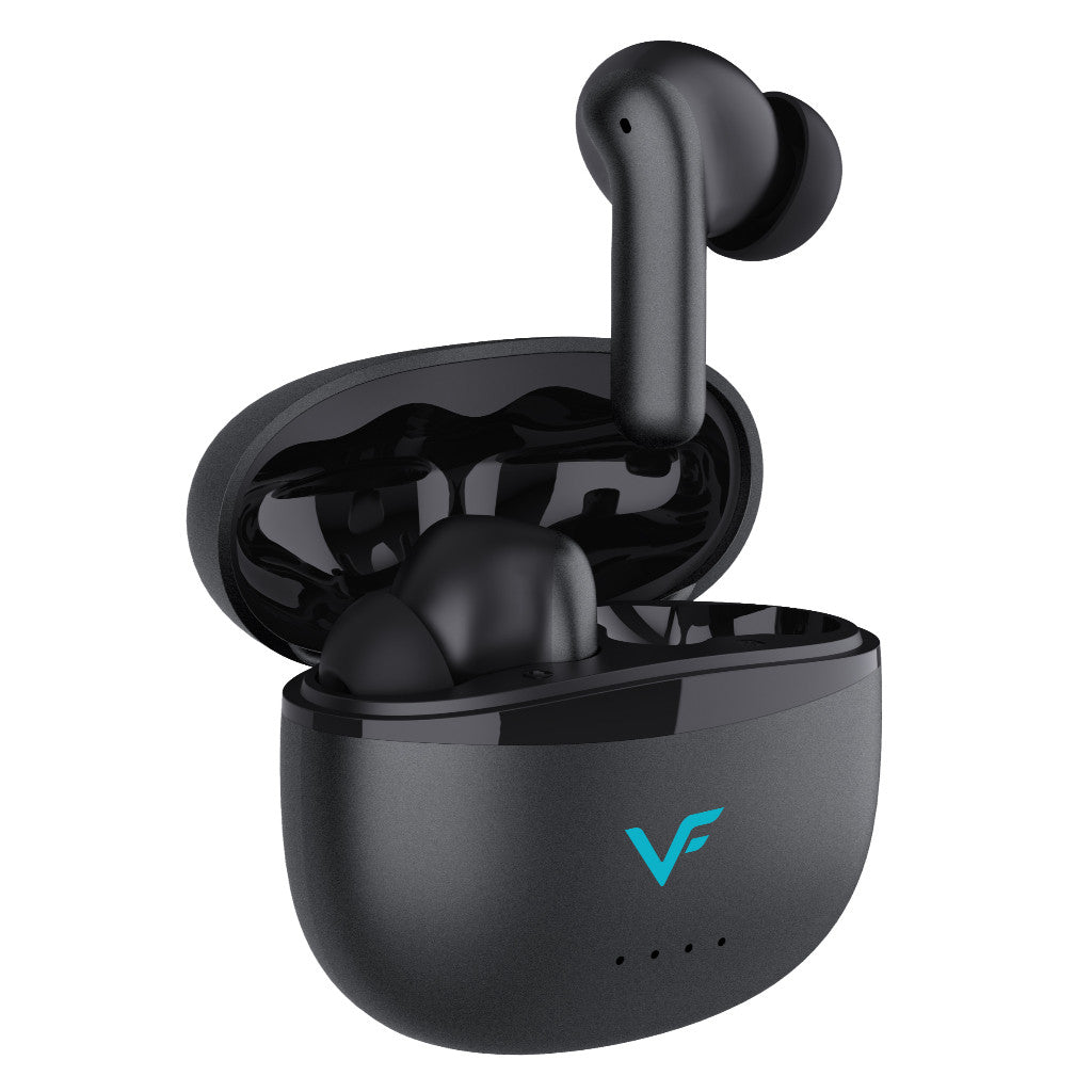 Vinnfier Momento Pro 7 BT True Wireless Earbuds | Quad-Mic ENC | ANC | 20 H Playtime | Bluetooth V6.0 | Deep Bass | IPX5