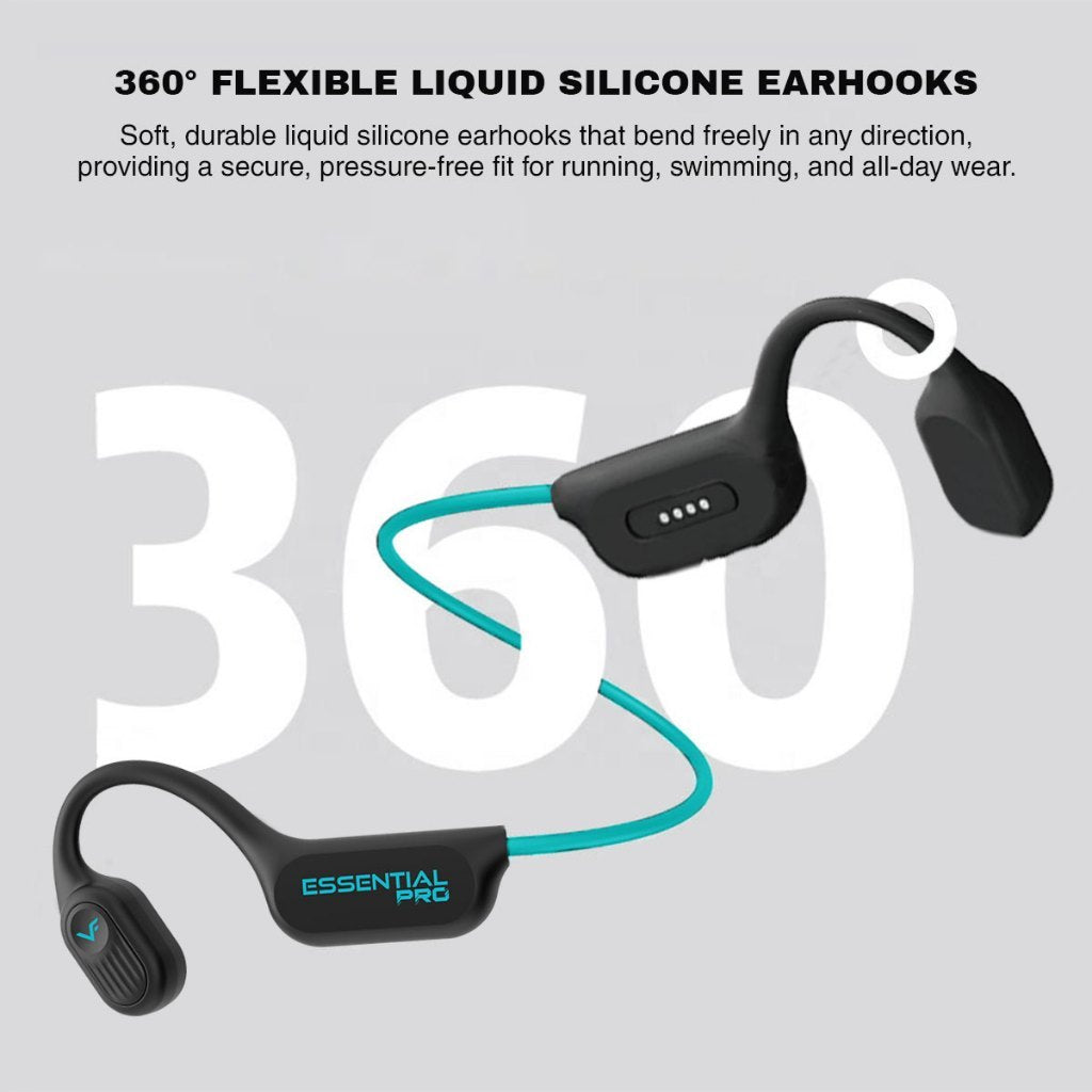 Vinnfier VF ESSENTIAL PRO Bone Conduction Open-Ear Wireless Sports Earphones 32GB / Bluetooth 6.0 / IP68 Waterproof 10m