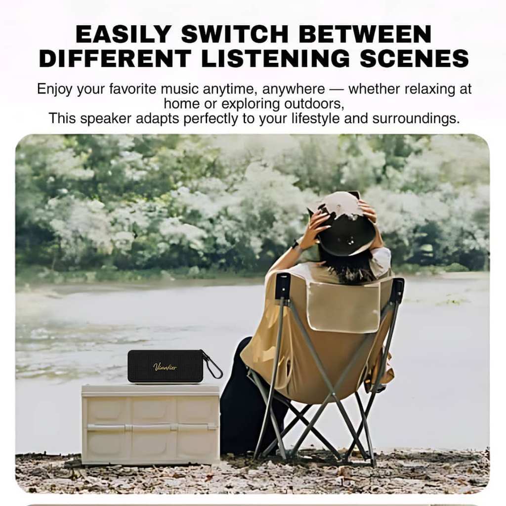 Vinnfier NeoBoom Xtreme 700 Portable Bluetooth Speaker 120W | DSP Hi-Fi Audio | IPX6 Waterproof | 4000mAh Battery