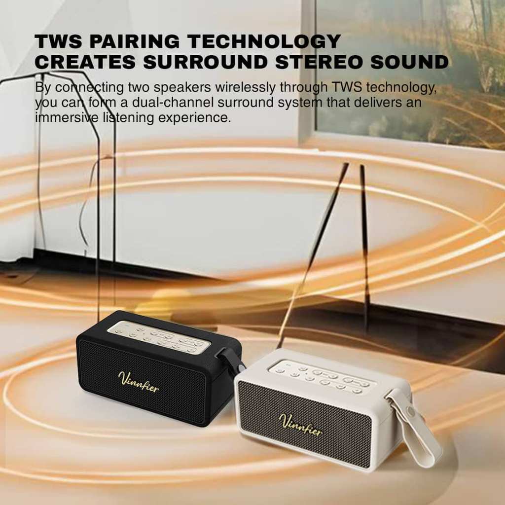 Vinnfier NeoBoom Xtreme 700 Portable Bluetooth Speaker 120W | DSP Hi-Fi Audio | IPX6 Waterproof | 4000mAh Battery